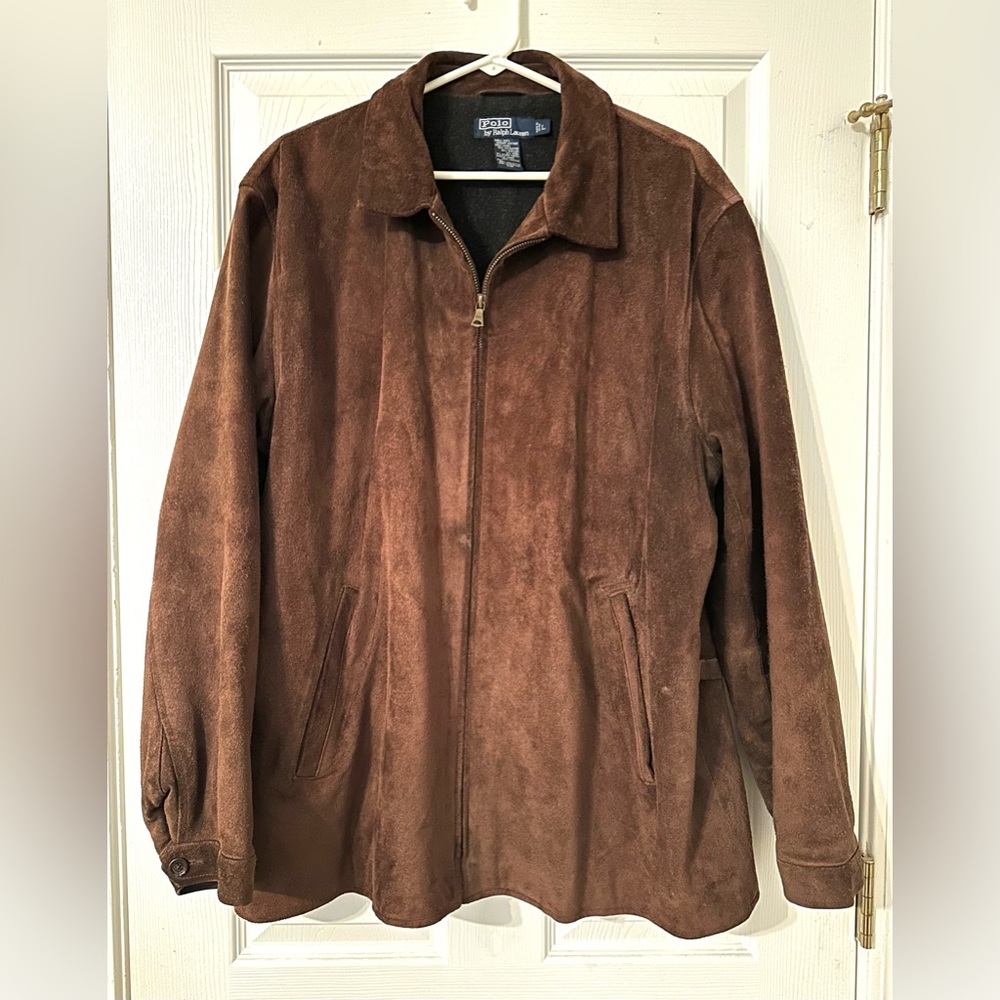 Ralph Lauren Vintage Suede Leather lined Jacket